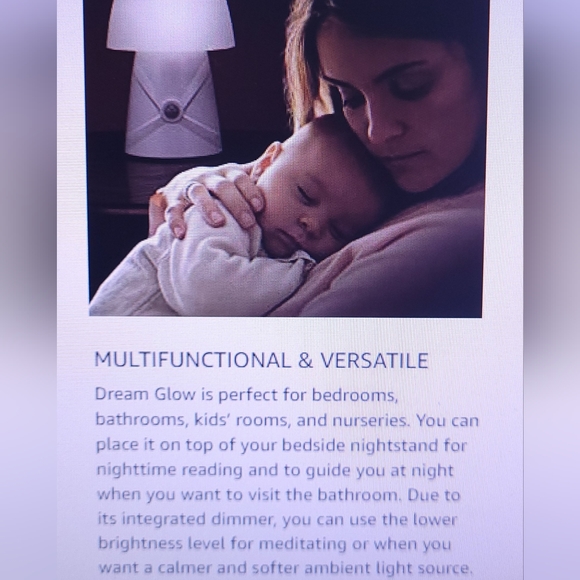 Sensor Brite Dream Glow Night Lamp Motion Sensing Color changing LED Table Lamp - Picture 12 of 16